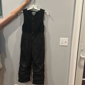 White Sierra ski bib, size 6